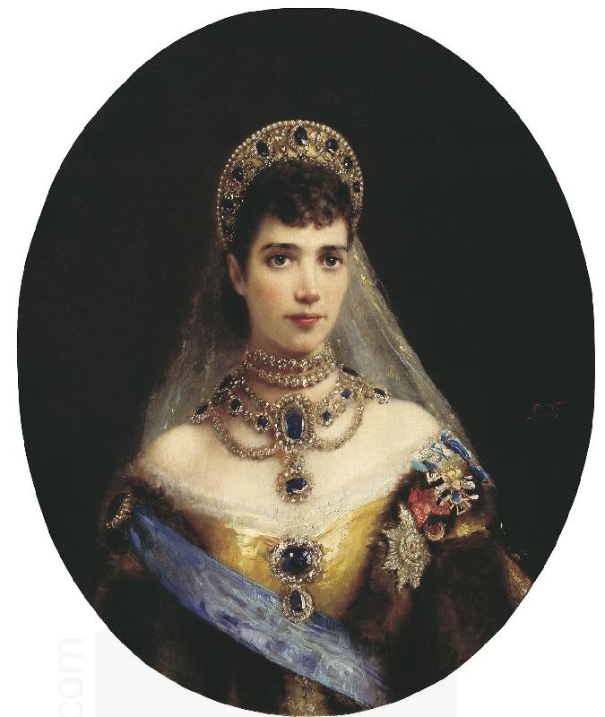 Konstantin Makovsky Portrait of Maria Fyodorovna China oil painting art